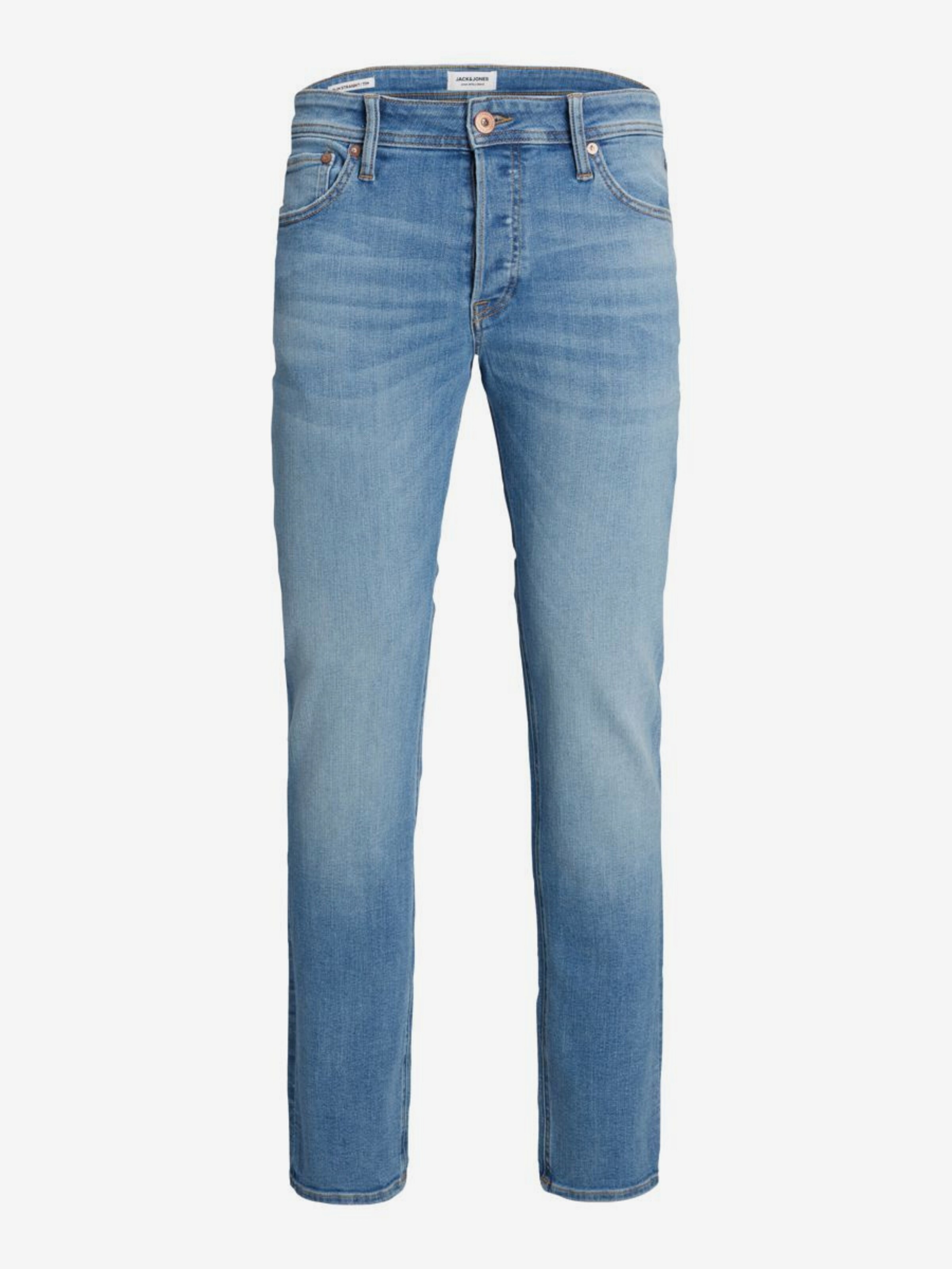Jack & Jones Plus Loosefit Jeans in Blu Denim